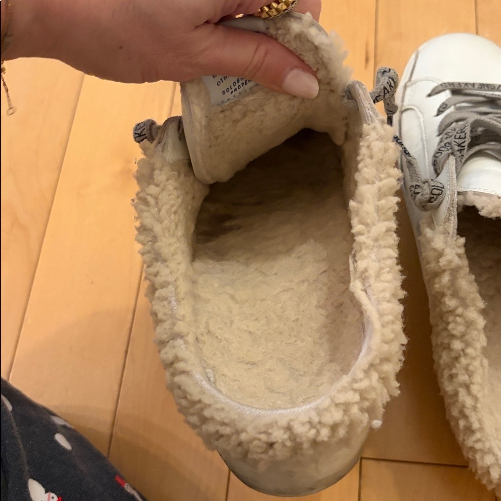 Golden Goose Superstar Sabot Shearling Sneakers / Mules, size 8 / 38 EU - Picture 11 of 16